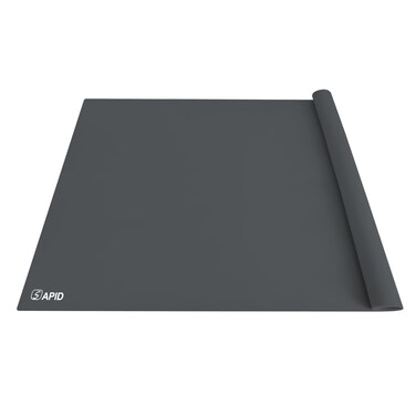 Extra Large Silicone Mat 36" x 24" Place Mats, Heat Resistant Mat for Kitchen Countertop Protector, Thick Placemats Washable Silicone Mats for Kitchen Counter Mat Dining Table Mat, Darkgrey, Sapid