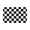Fiokroo Black White Checkered Print Placemats Set of 6 Checkerboard Table Mats Table Tableware Place Mats with Non-Slip Heat-Resistant Washable for Dining Home Kitchen Party Indoor
