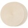 FunWheat Round Braided Placemats Set of 4 Table Mats for Dining Tables Woven Washable Non-Slip Place mats 15inch (Ivory, 4pcs)