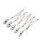 Multi-Wheel Cutter, 5 Wheel Pastry Cutter Pizza Cutter Stainless Steel Pastry Knife for Pizza Pie Baking Cookie Dough Divider Silver