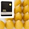 Pack of 12 Beeswax Votive Candles - Beehive Shape Novelty Candle, Perfect Thank You Gift for Mom &amp; Wife or Guest Gifts for Baby Shower bee Theme - Yellow