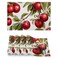 TropicalLife Apples Placemats, Placemats Set of 6, Heat Resistant Vinyl Table Place Mats, Placemats for Kitchen Dining Table, Washable PVC Table Mats