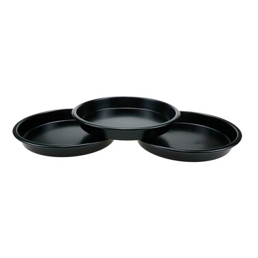 Savagrow 3pcs 7inch Non-Stick Bakeware Pizza Pan Aluminum Baking Pan for Healthy &amp; Durable
