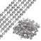 uxcell 10Pcs Upholstery Tacks Strips, 1Meter Flower Decorative Nail Trims for Sofa Headboard Chair Furniture with Upholstery Nails (11mm Silver)
