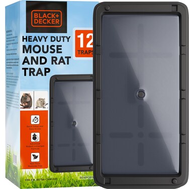 Mouse Traps Indoor for Home Rat Trap Heavy Duty-Sticky Snake Trap-12 Pre-Baited Glue Traps for Rodents