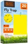 BLACK+DECKER Fruit Fly Trap- Gnat Trap- Indoor Fly Trap &amp; Fly Traps Outdoor- Gnat Traps for House- Dual- Sided Yellow Mosquito Trap, 20 Pack Sticky Traps