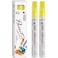 TFIVE Yellow Permanent Paint Marker Pens - 2 Count Oil Based Marker Pen, Medium Tip, Waterproof &amp; Quick Dry, for Office, Art projects, Rock Painting, Ceramic, Glass, Wood, Plastic, Metal, Canvas