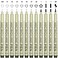 SAKEYR Micro-Pen Fineliner Ink Pens Black: 12 Size Black Micro Pen Set, Fine Line Art Pens for Artists, Waterproof Archival Inking Fine Liners for Technical Drawing, Sketching, Illustration, Manga