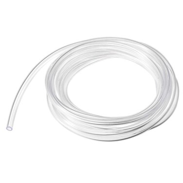 uxcell PVC Hose Tube, 4mm(0.15") ID x 6mm(0.23") OD 3 Meter 9.8ft Clear Vinyl Tubing, Plastic Flexible Water Pipe