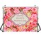 WOLADA 7x5FT Happy Mothers Day Photography Backdrop Mother's Day Flowers Wall Photography Backdrop Pink Flower Wall Backdrop Mothers Day Backdrop Mothers Day Decorations for Party 12028