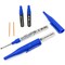 June Gold 2 Blue Deep Reach Markers, 2 Ink Refill Bottles, 2 Tip Replacements, 30 mm Reach &amp; 2 mm Felt Tip