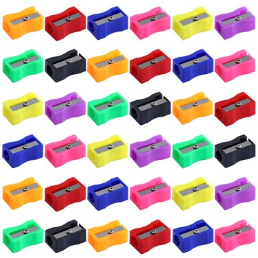 XYW 150 Pieces Pencil Sharpeners in Bulk - Colorful Mini Handheld Pencil Sharpener for Kids, Small Manual Pencil Sharpeners for School Classroom Home Office Supplies