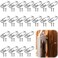 30 Pcs Single Keyhole Hangers Picture Hanger with 60 Pcs Screws Metal Keyhole Hanging Brackets Metal Hanging Fasteners Plate Hangers for The Wall Mirror Picture Frames, 43 x 16 mm(Silver)