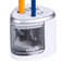 tenwin Electric Pencil Sharpener for Colored Pencils, Battery Operated Pencil Sharpeners for No.2 and 6-12mm Pencils, Dual Hole for Office School Artists Adults Kids Use&iuml;&frac14;&circ;Silver&iuml;&frac14;&permil;