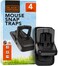 BLACK+DECKER Mouse Trap &amp; Mouse Traps Indoor for Home- Rat Trap Indoor &amp; Outdoor- Instantly Kill Rodent Snap Trap- Touch Free &amp; Reusable, 4 Pack