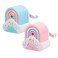 Cute Pencil Sharpener, Kawaii Sharpener Small Handheld Cartoon Pencil Sharpener, Fun Manual Pencil Rainbow Sharpener for Home School Office Supplies Kids Boys Girls and Adults Students (2 Pcs)