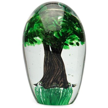 Tree Glass Paperweight