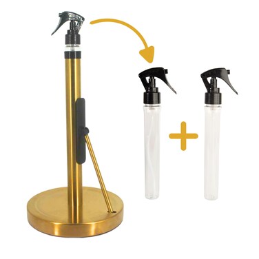 Paper Towel Holder Stand - PaperTowel Holder - Stainless Steel Paper Towel Holder - Silver Paper Towel Holder - Paper Towels Holder Countertop - Kitchen Paper Holder - Paper Towel Holder Spra (Gold)