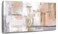 SOUGUAN Canvas Art Gold Wall Decor for Girl Pink Pictures for Living Room Wall Decoration Abstract Wall Art White Modern Painting Pictures 20"x40