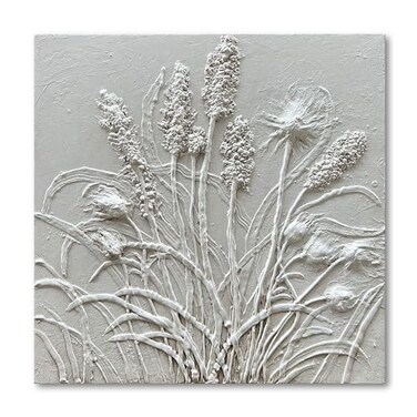 Diathou Hand Painted Abstract Flower Art Oil Painting Canvas Wall Decorative Art 24&Atilde;&mdash;24 Inches