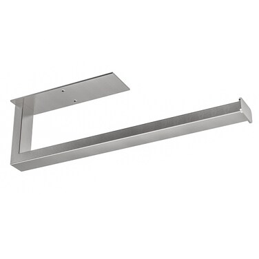 WZKALY Paper Towel Holder, Paper Towel Holder Under Cabinet Wall Mount or Self Adhesive Paper Towel Bar, Hanging Paper Towel Rack for Kitchen and Bathroom, SUS304 Stainless Steel, Sliver