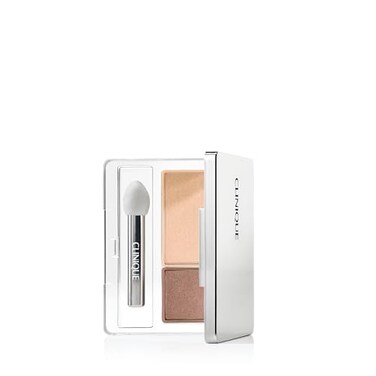 Clinique All About Shadow Duo Eye Shadow Makeup   Safe For Sensitive Eyes, Like Mink, 0.05 Ounce