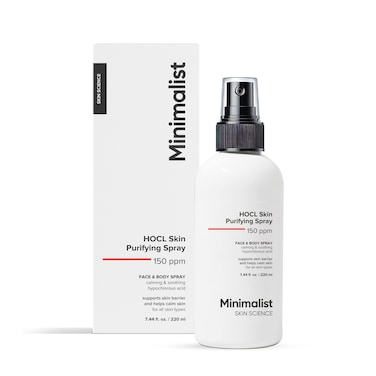 Minimalist Hypochlorous Acid Spray for Acne, Eczema &amp; Redness Relief Soothes &amp; Purifies Skin Post Workout &amp; Prevents Breakouts Gentle on Skin HOCL Formulation for Women &amp; Men 7.44 Fl Oz/220ml