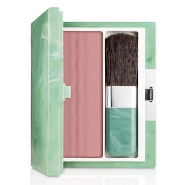 Clinique Soft-Pressed Powder Blusher Blush   Buildable Color + Natural Finish, New Clover, 0.27 Ounce