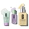 Clinique Great Skin, Great Deal Set For Dry Combination Skin Type II   Dramatically Different Lotion, All About Clean Mild Liquid Soap + Clarifying Lotion
