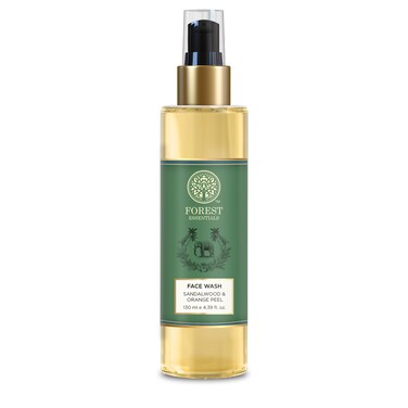 Forest Essentials Facial Cleanser Sandalwood &amp; Orange Peel 130ml (Face Wash)