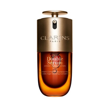 Clarins NEW Double Serum   Anti Aging Face Serum   Visibly Firms, Smoothes, Boosts Radiance, and Refines Pores   24H Hydration   All Skin Types 30ml