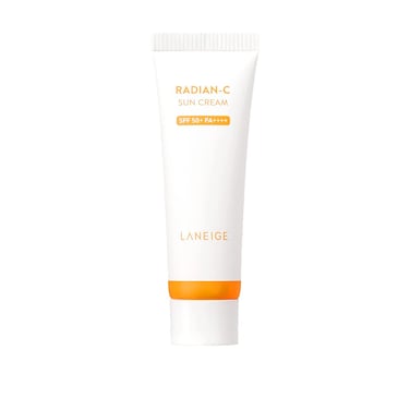 LANEIGE Radian-C SunCream SPF 50+   Broad Spectrum UV PA++++   Vitamin C Brightening Sunscreen   Light &amp; Non-Greasy   No White Cast   Water Resistant   Suitable for All Skin   For Men &amp; Women   50ml