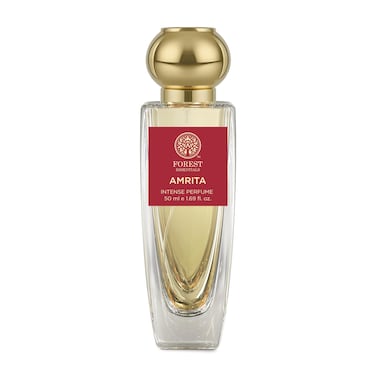 Forest Essentials Intense Perfume Amrita, Long Lasting Natural Luxury Liquid Perfume, Fragrance For Unisex, 50ml - Floral