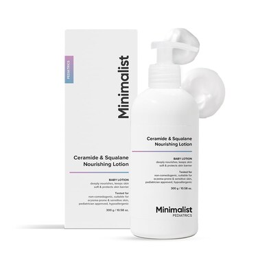 Minimalist Baby Lotion with Ceramide &amp; Squalane   Pediatrician Approved Nourishing Baby Moisturizer   300gm