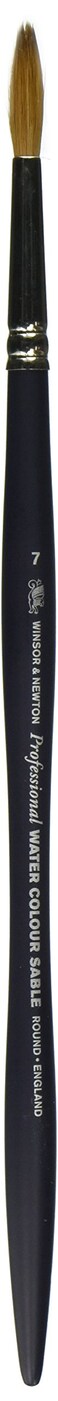Winsor &amp; Newton Professional Watercolour Sable Brush, Round #7