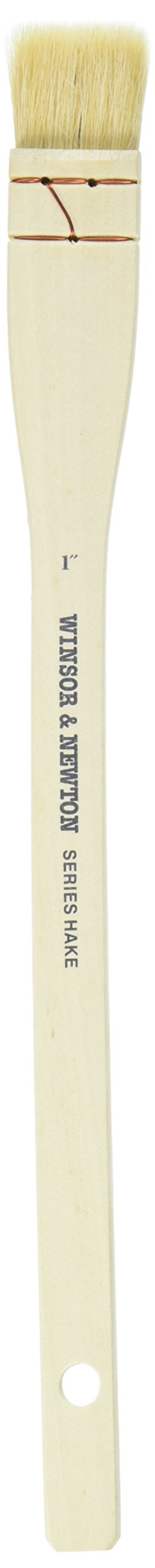 Winsor &amp; Newton Hake Wide Flat Wood Handle Brush-1", 1", White