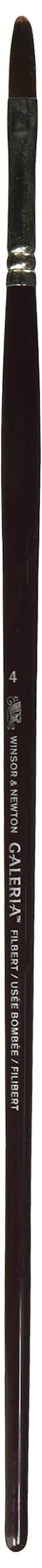 Winsor &amp; Newton Galeria Filbert Long Handle Brush, Size 4