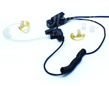 Single-Wire Surveillance Mic Kit for Motorola Radios CP200 CP200XLS CP200D CP185 EP450 S47 Professional Series