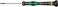 Wera 05118006001 Kraftform Micro 2035 Slotted Electronics Precision Screwdriver, 2mm Head, 60mm Blade Length
