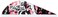 Bohning True Color 2" Blazer Vanes Pink Camo Blazer Vane, 36pk
