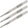 Unicorn Volute Replacement Steel Tip Dart Points   Nickel Plated Silver Colour   Shouldered &amp; Scalloped Engineered Grip   36mm Long   3 per Pack