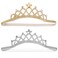 Beaupretty 2PCS Baby Girls Crystal Crown Tiara Hair Belt Headband Soft Headwrap Princess Headpiece Children Hair Accessories for Birthday Party, Photography (Silver+Gold)