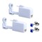 2 Pack Self Ear Piercing Gun Earring Disposable Piercing Kit No Pain Easy Use Ear Piercing Gun Kit Tool with Stud (AB Blue)