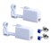 2 Pack Self Ear Piercing Gun Earring Disposable Piercing Kit No Pain Easy Use Ear Piercing Gun Kit Tool with Stud (AB Blue)