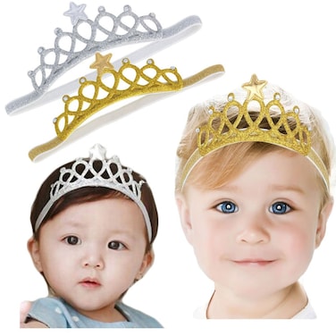 DANMY Baby Girl Super Elastic Headband Toddler Hair Band Soft Headwrap Crown Children Hair Accessories
