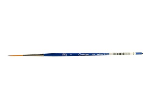 Winsor &amp; Newton Cotman Water Colour Series 333 Short Handle Synthetic Brush, SH #1