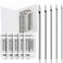 Lyuxzad Ear Nose Piercing Needles - 50Pcs Mixed Piercing Needles 14G and 16G Stainless Steel Hollow Needles