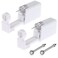 Lyuxzad Nose Piercing Gun - 2 Pack Self Nose Piercing Kit Unit Disposable Nose Piercing Gun with Nose Stud Piercing Kit Tool for Cartilage Tragus Helix Piercing Gun Piercing Jewelry (Silver)