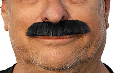 Freddie Fake Beard, Rockstar Costume Mustache Self Adhesive (Black)