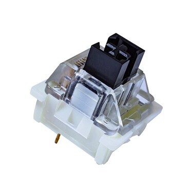 Outemu (Gaote Black Switches,20-Pack 3-Pin Linear Heavy 65gf Dustproof RGB Key Switches - Cherry MX Equivalent - DIY Replaceable for Mechanical Keyboard